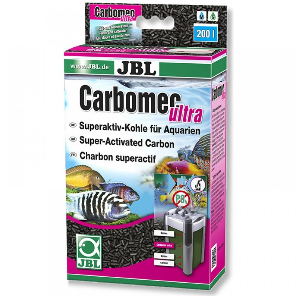 Активированный уголь для аквариума JBL Carbomec ultra, 400 гр (62355)