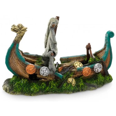 Декорация для аквариума Aqua Della «Корабль викингов» 25,5 x 10,5 x 16,5 см (234/415788)