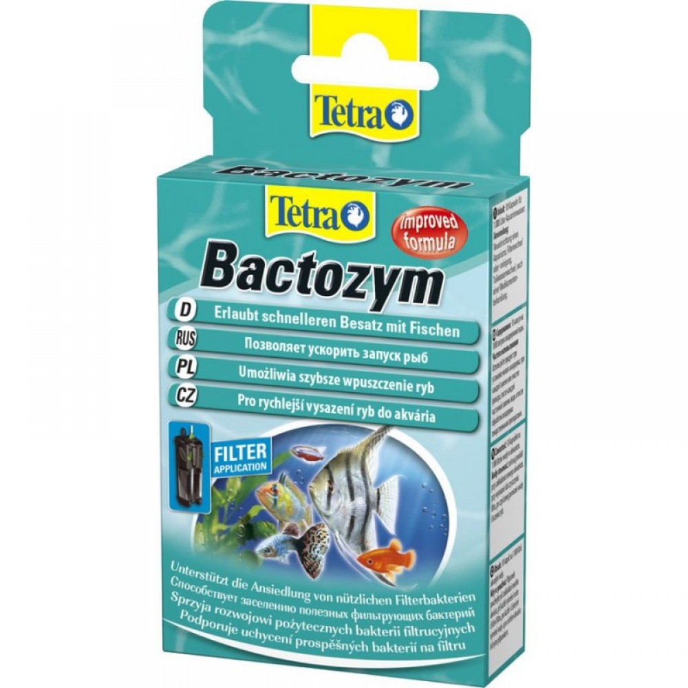 Бактерии для запуска аквариума Tetra Bactozym 10 капсул (140257)