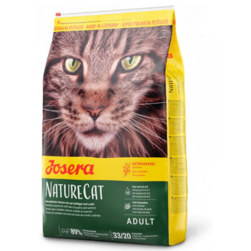 Беззерновой корм для котят и взрослых кошек Josera NatureCat