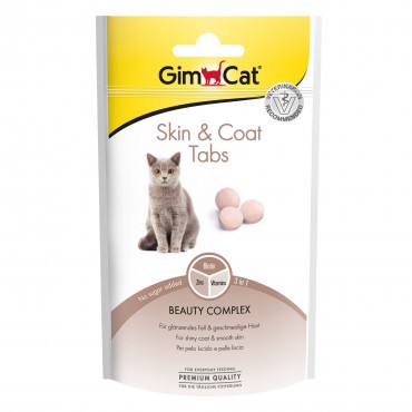 Лакомство для кошек GimCat Skin and Coat Tabs 40 г (для кожи и шерсти) (G-418711)
