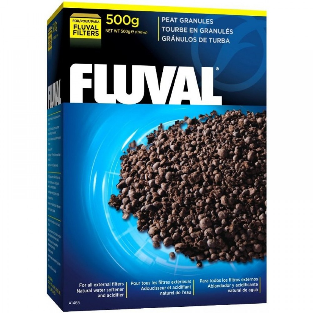 Гранулированный торф для аквариума Fluval Peat Granules 500 гр (A1465)