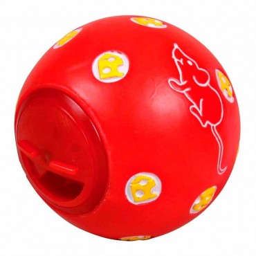 Игрушка для кошек Trixie Мяч для лакомств d=7 см (пластик, цвета в ассортименте) (4137)