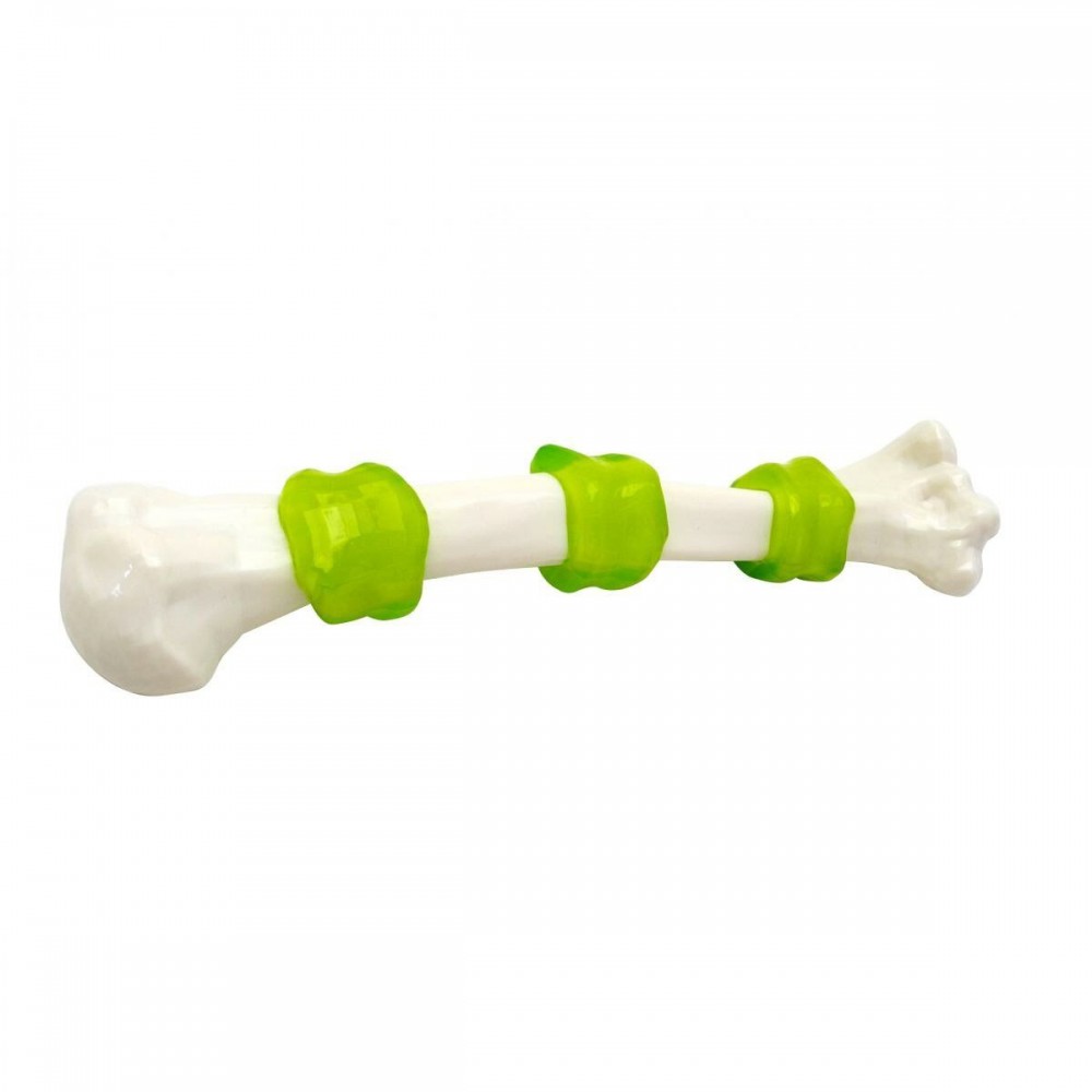 Іграшка для собак GimDog Інтерактивна кісточка c ароматом бекону, 25,4 см (нейлон) (G-80795)
