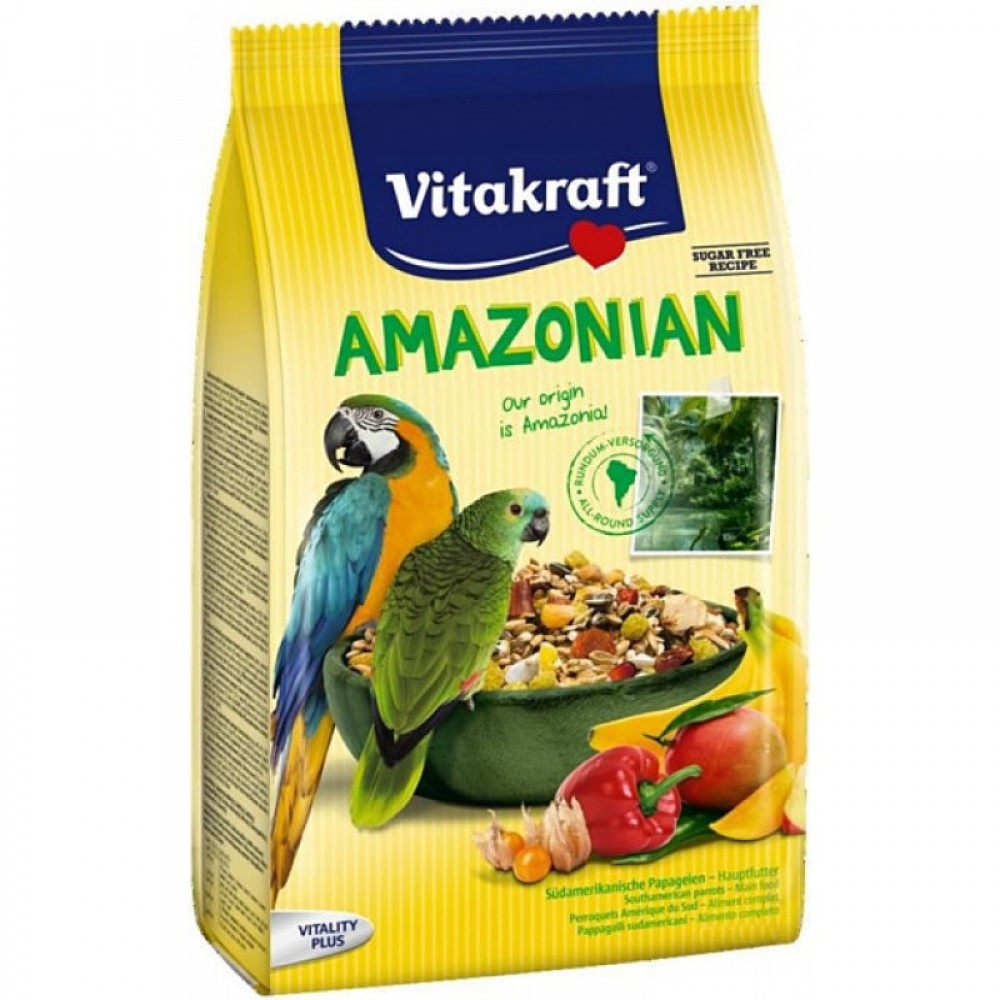 Корм для американских попугаев Vitakraft Amazonia, 750 г (21643)
