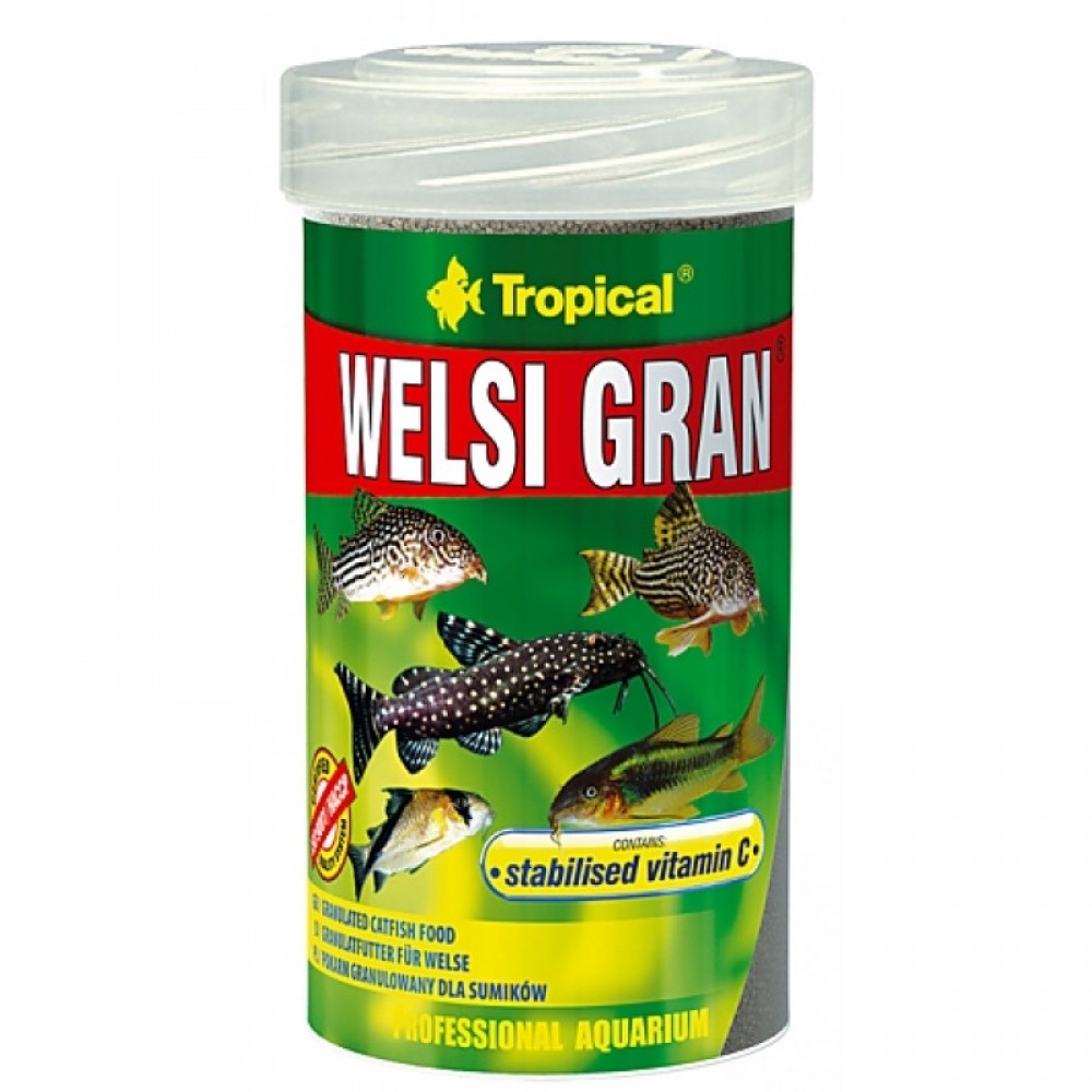 Корм для донных аквариумных рыб Tropical Welsi Gran
