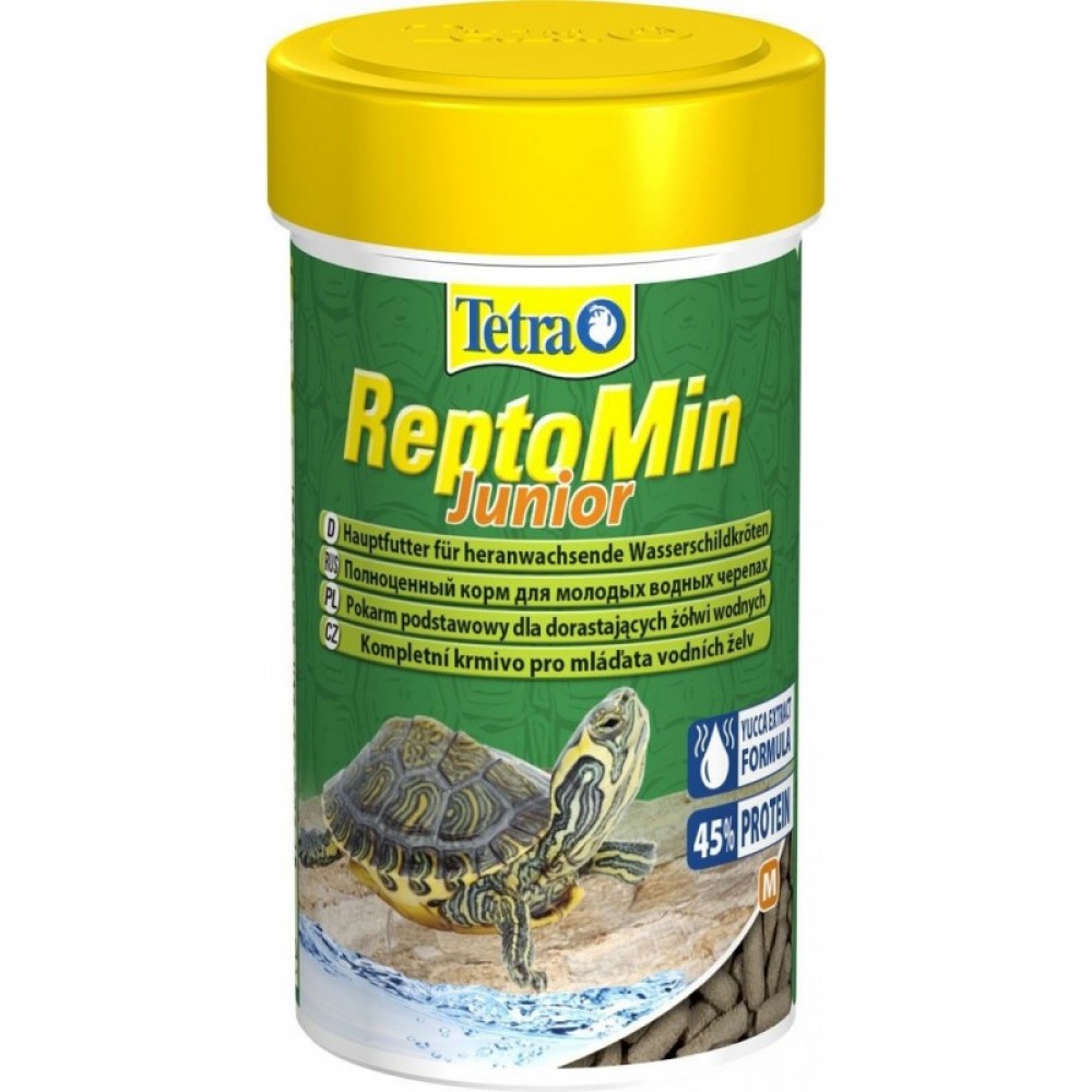 Корм для молодых водных черепах Tetra ReptoMin Junior 250 мл (258884)