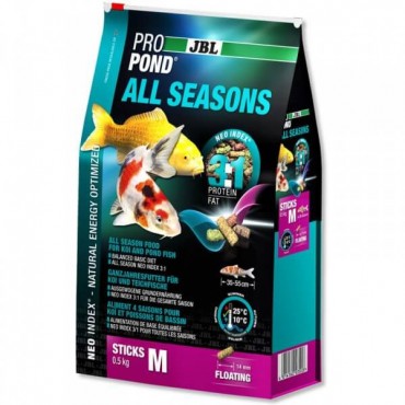 Корм для прудовых рыб JBL ProPond All Seasons M 5,8 кг (4125800)