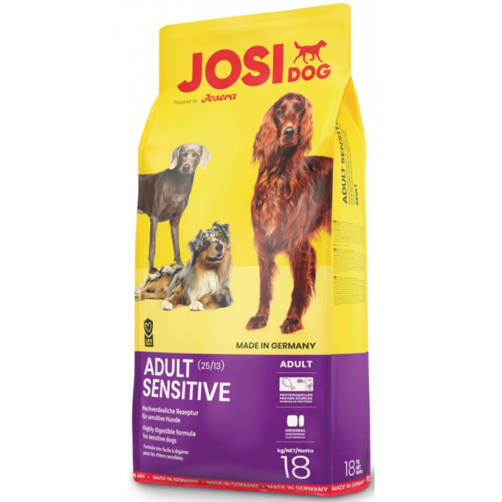 Корм для собак с чувствительным пищеварением Josera JosiDog Adult Sensitive (25/13)