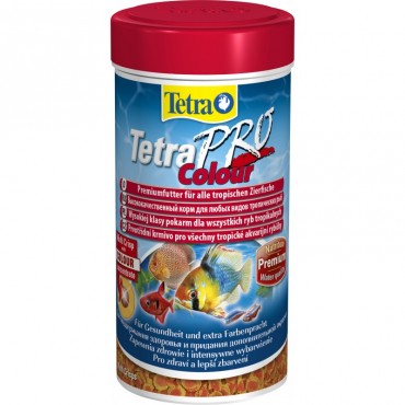 Корм для всіх акваріумних рибок, для посилення кольору Tetra PRO Colour