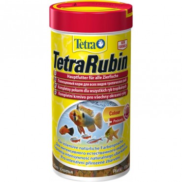 Корм для всіх акваріумних рибок, що підсилює забарвлення Tetra RUBIN
