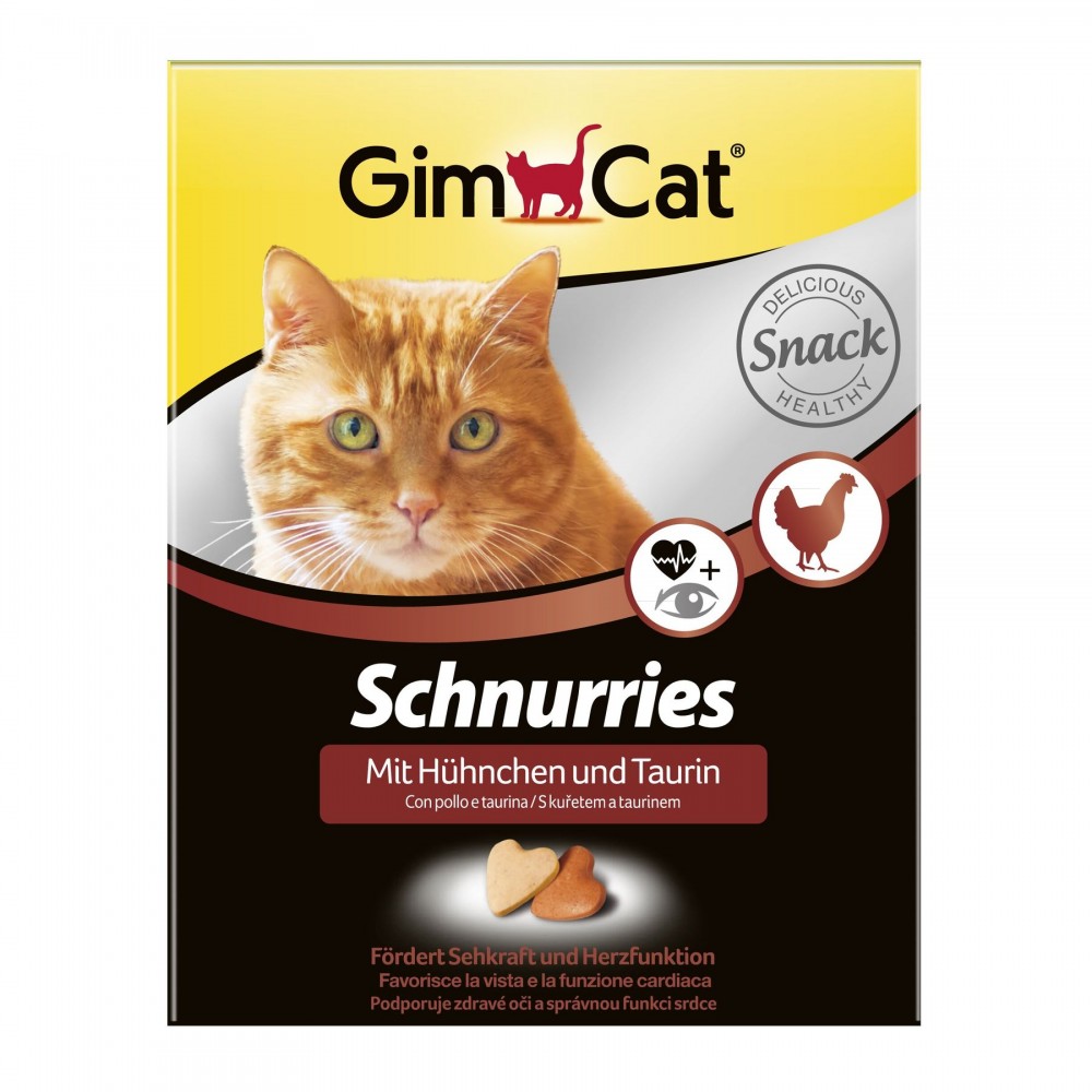 Лакомства для кошек GimCat Schnurries с курицей, 420 гр (G-409351)