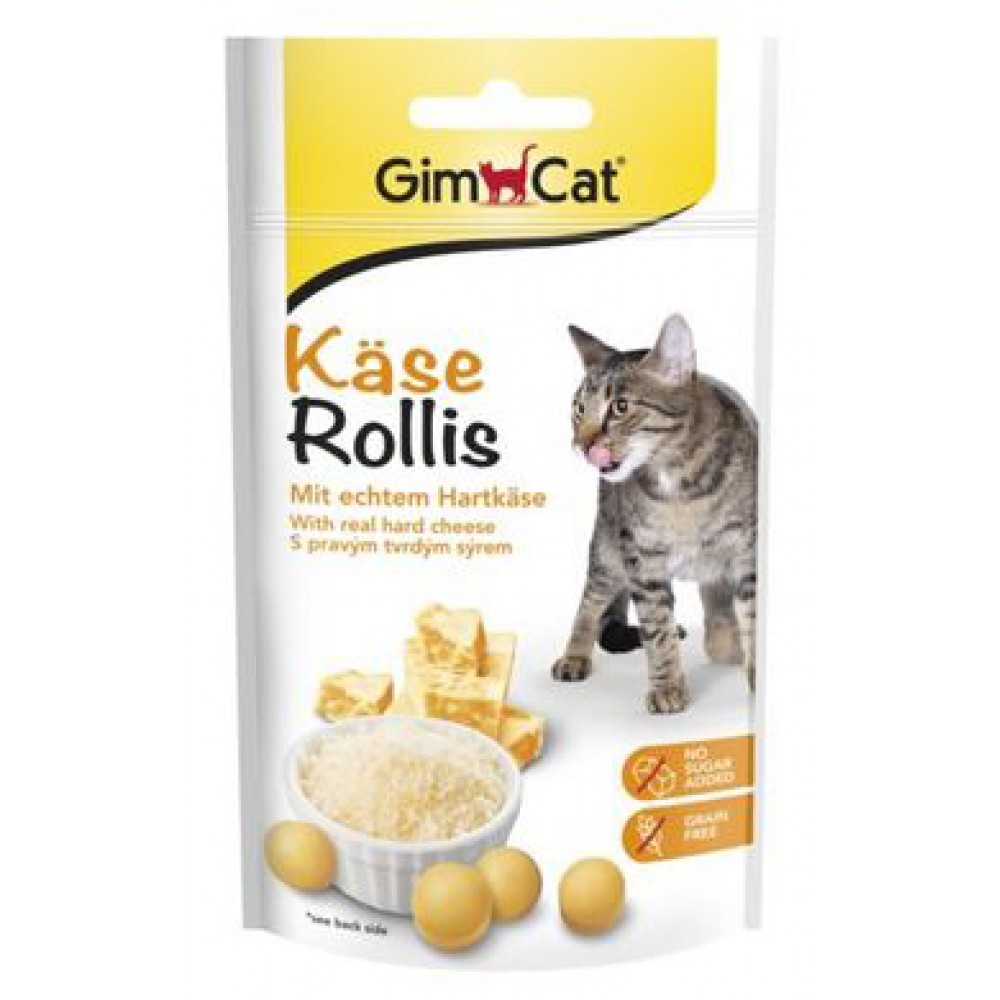 Лакомство для кошек GimCat Kase-Rollis комплекс витаминов, 40 гр (G-418728/418339)