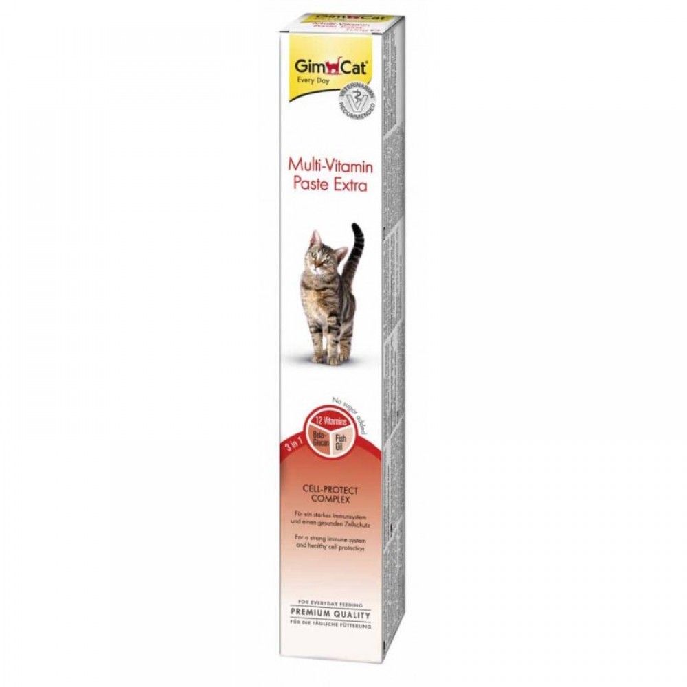 Ласощі для кішок GimCat Multi-Vitamin Paste Extra 50 г (мультивітамін)