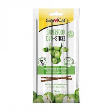 Ласощі для кішок GimCat Superfood Duo-Sticks яловичина / яблука (G-420561)