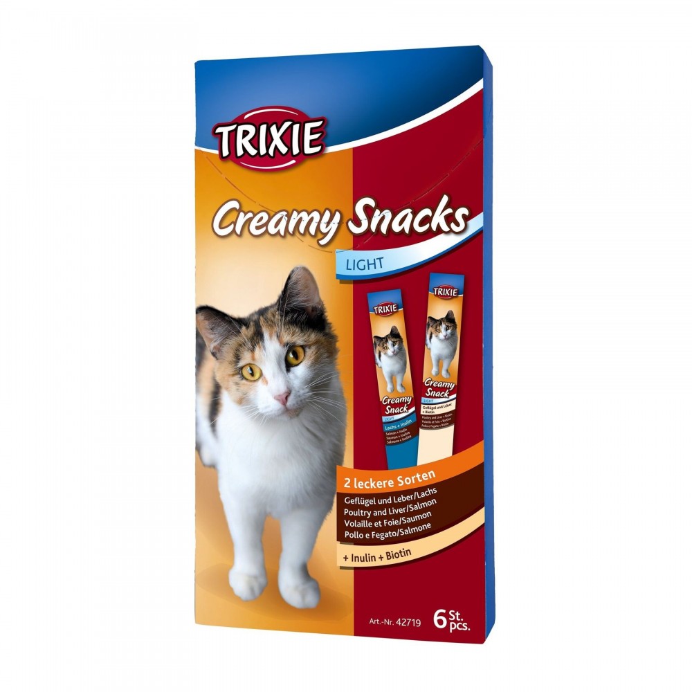 Ласощі для кішок Trixie Creamy Snacks (домашня птиця) (42719)