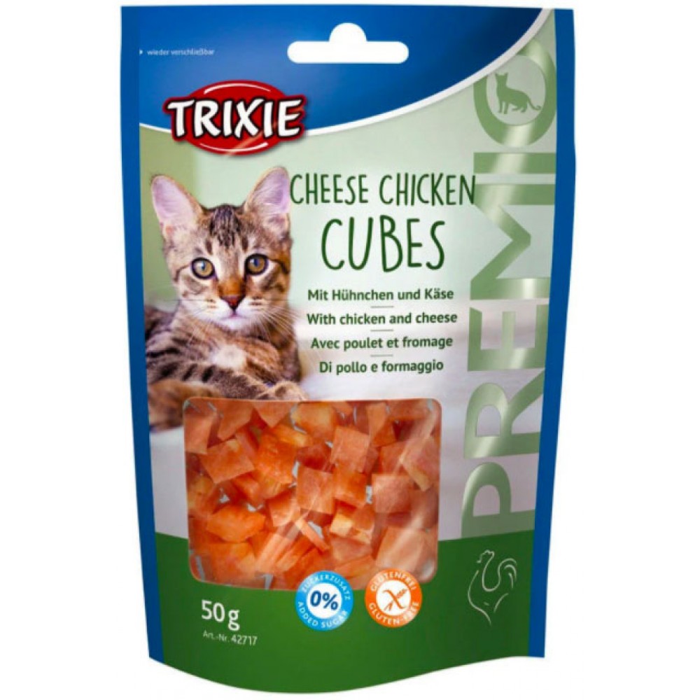 Лакомство для кошки Trixie Premio Chicken Cubes курица, 50 гр (42706)