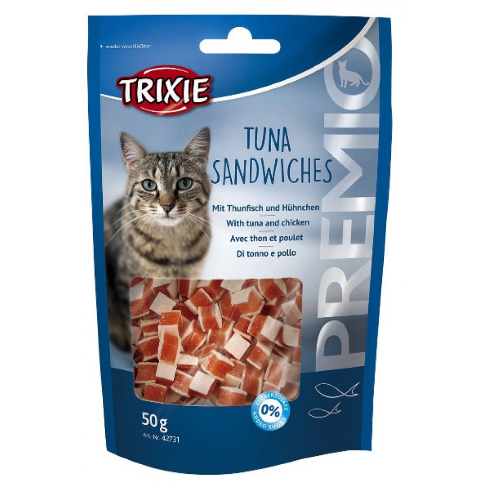 Лакомство для кошки Trixie Premio Tuna Sandwiches тунец, 50 гр (42731)