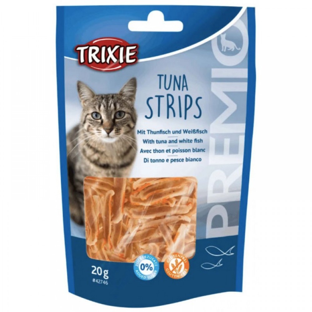 Лакомство для котов Trixie PREMIO Tuna Strips полоски тунца 20 г (42746)