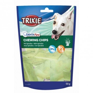 Лакомство для собак – чипсы со спирулиной Trixie KauChips Light 100 гр (2682)