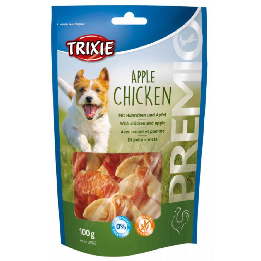 Ласощі для собак Trixie Premio Apple Chicken з яблуком, 100 гр (31593)