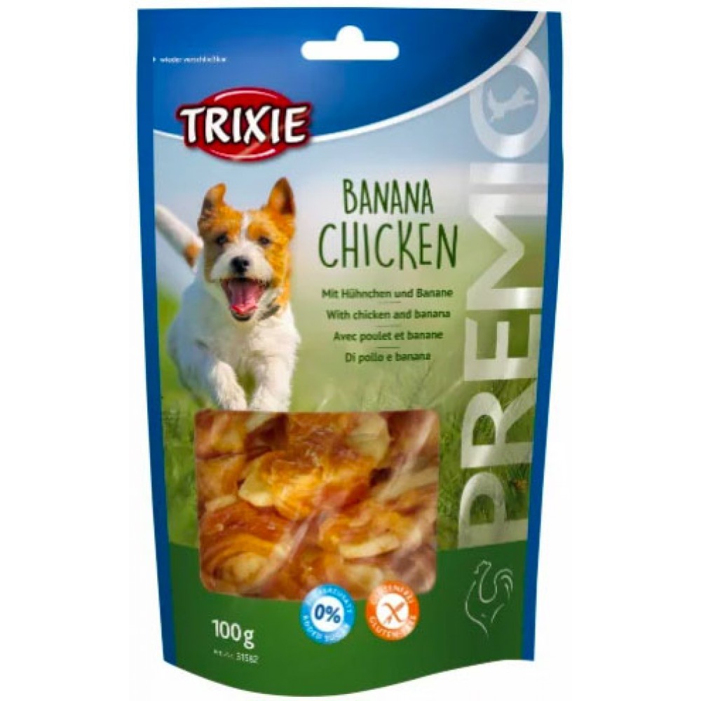 Ласощі для собак Trixie Premio Banana Chicken банан / курка, 100 гр (31582)