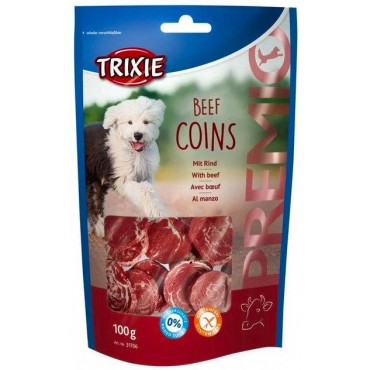 Ласощі для собак Trixie Premio Beef Coins з яловичиною, 100 гр (31706)