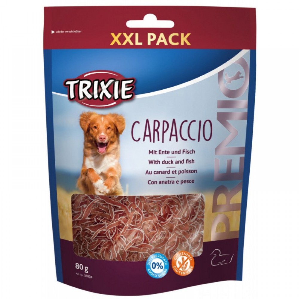 Ласощі для собак Trixie Premio Carpaccio качка / риба, 80 гр (31804)