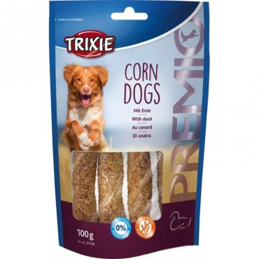 Ласощі для собак Trixie Premio Corn Dogs качка, 100 гр (31749)