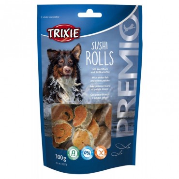 Ласощі для собак Trixie PREMIO Sushi Rolls з рибою, 100 гр (31573)