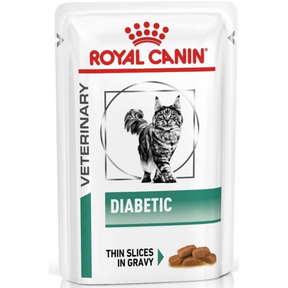 Лечебные консервы для кошек Royal Canin DIABETIC CAT Pouches 0,085 кг