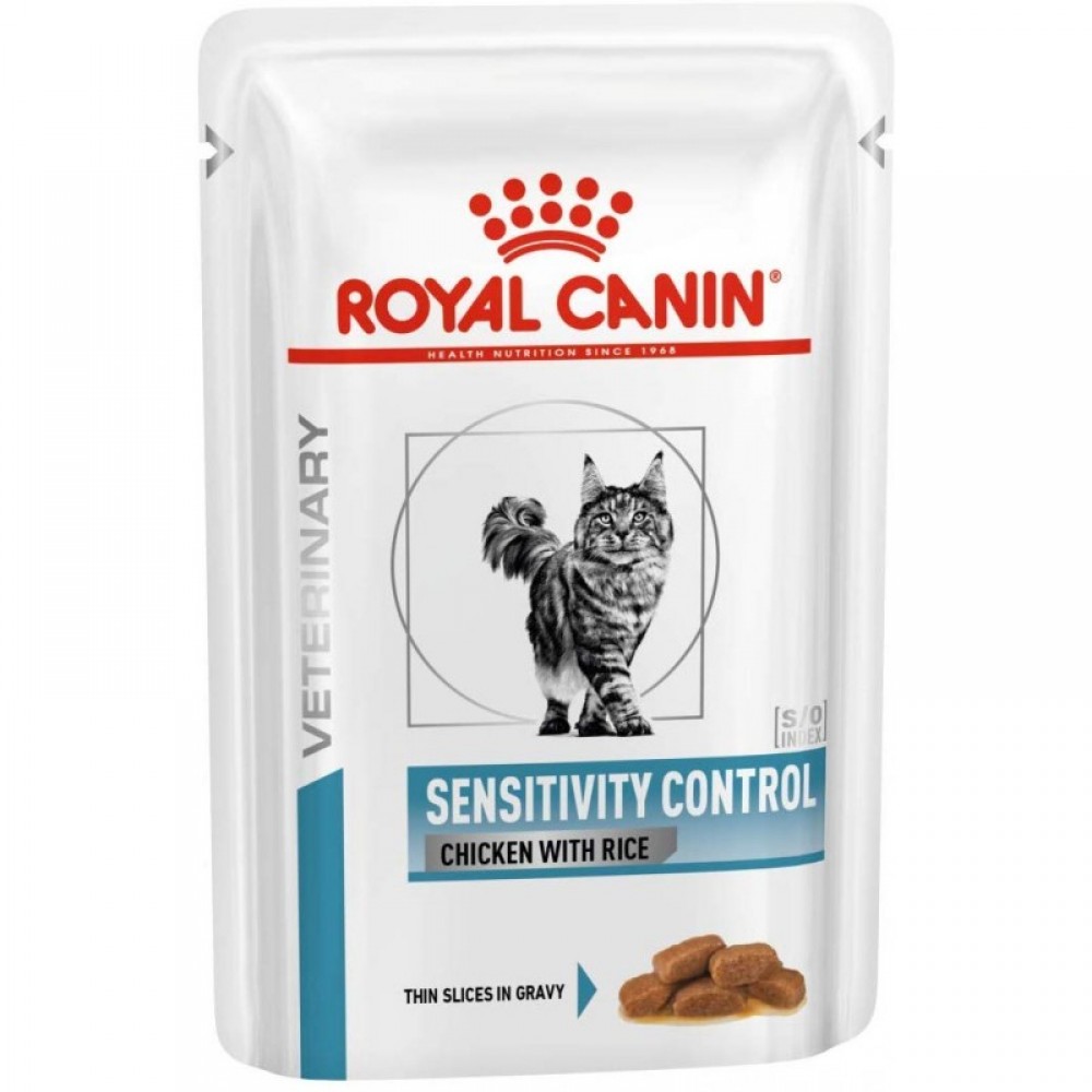 Лечебные консервы для кошек Royal Canin SENSITIVITY CONTROL CHICKEN CAT Pouches 0,085