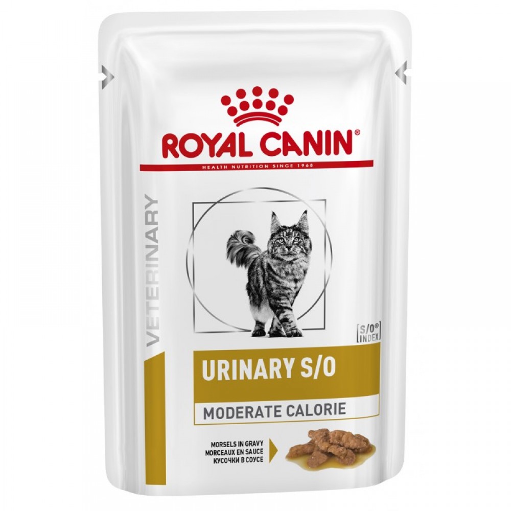 Лікувальні консерви для кішок Royal Canin URINARY S/O MODERATE CALORIE CAT pouches 0,085 кг