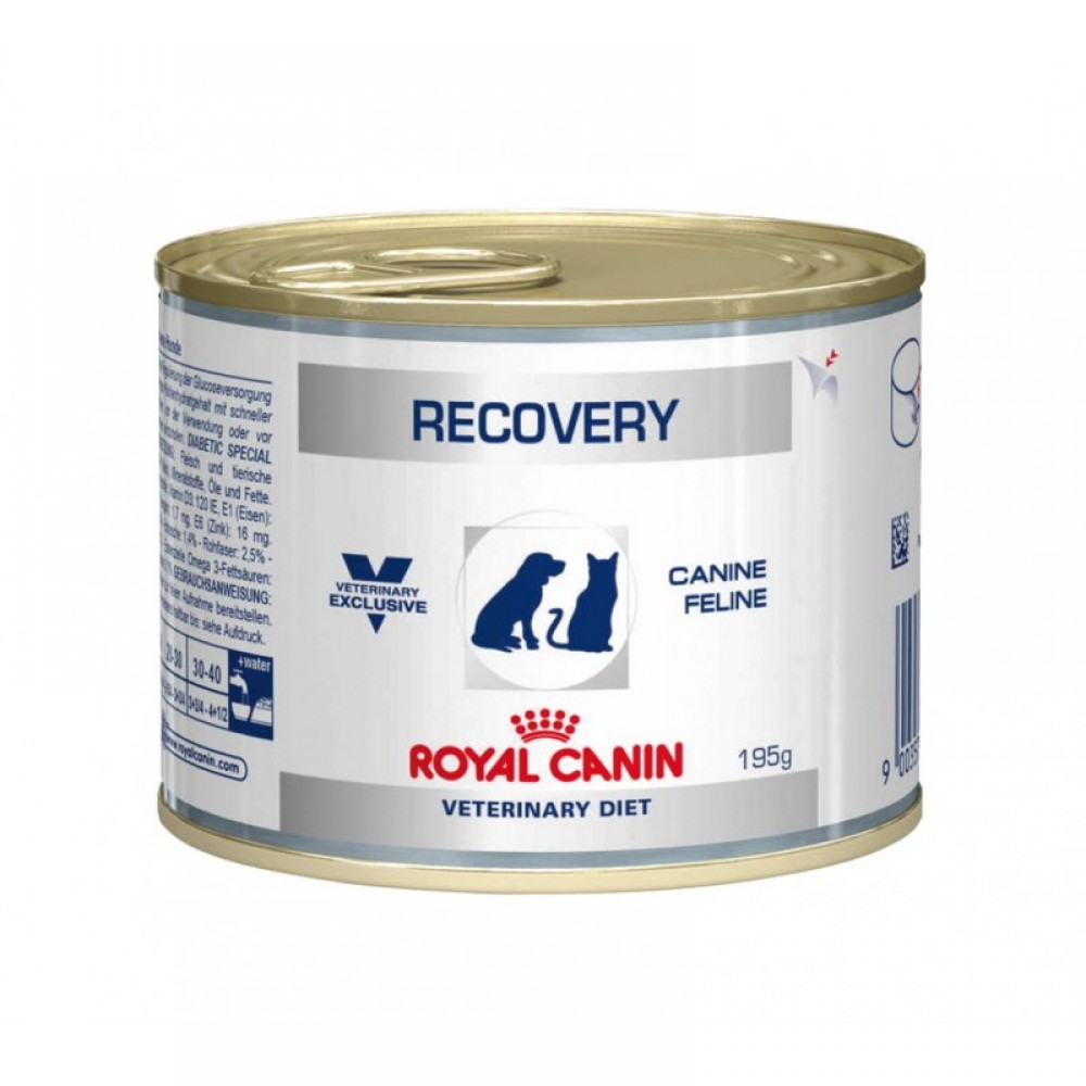 Лікувальні консерви для собак і котів Royal Canin RECOVERY, 195 гр