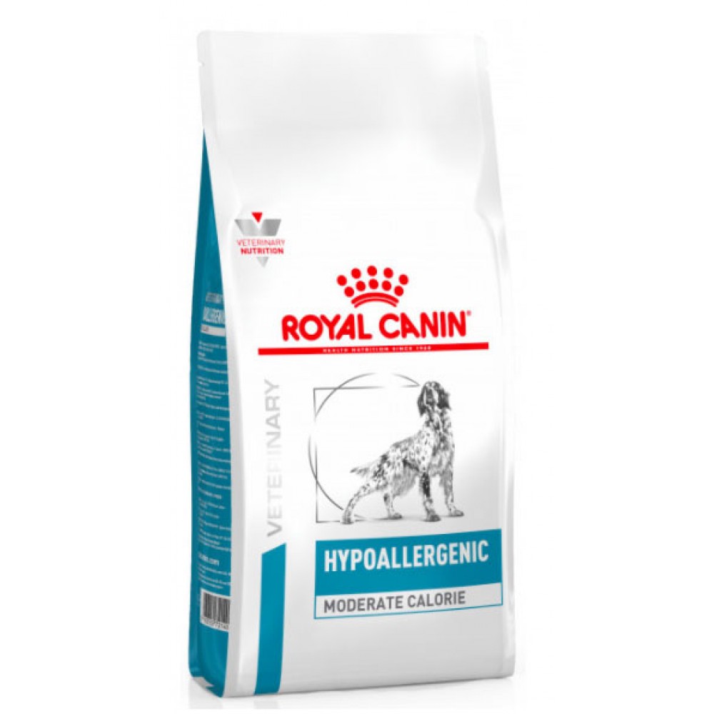Лечебный сухой корм для собак Royal Canin HYPOALLERGENIC MODERATE CALORIE DOG