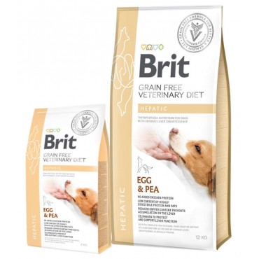 Лечебный сухой корм для собак с болезнями печени Brit GF VetDiets Dog Hepatic