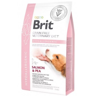 Лікувальний сухий корм для собак з харчовою алергією Brit GF VetDiets Dog Hypoallergenic