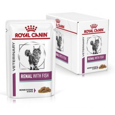 Лечебный влажный корм для кошек Royal Canin RENAL CAT FISH 0,085 кг