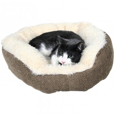 Лежак для кошек и собак Trixie Yuma с мехом 45 см (37041)