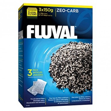 Наповнювач для акваріумного фільтра Fluval Zeo-Carb 450 гр (A1490)