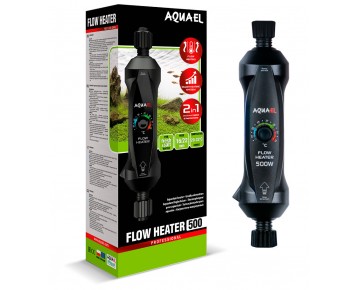 Обогреватель проточный для аквариума Aquael Flow Heater 500 Вт с системой регулировки One Touch (122918)