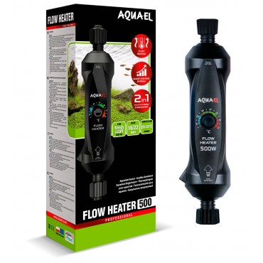 Обігрівач проточний для акваріума Aquael Flow Heater 500 Вт із системою регулювання One Touch (122918)
