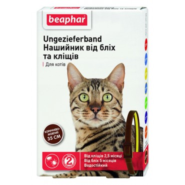 Ошейник от блох и клещей для кошек Beaphar, 35 см (12157/12164)