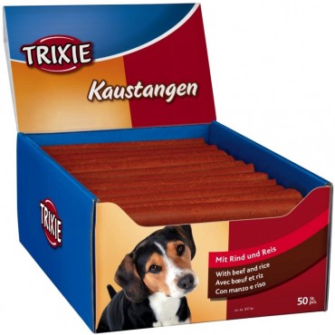 Палочки жевательные с говядиной для собак Trixie, 50 шт (31746)