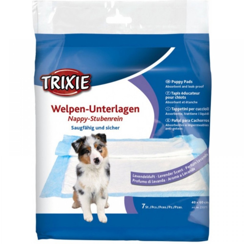 Пеленки для собак Trixie с запахом лаванды, 7 шт, 60х40 см (23371)