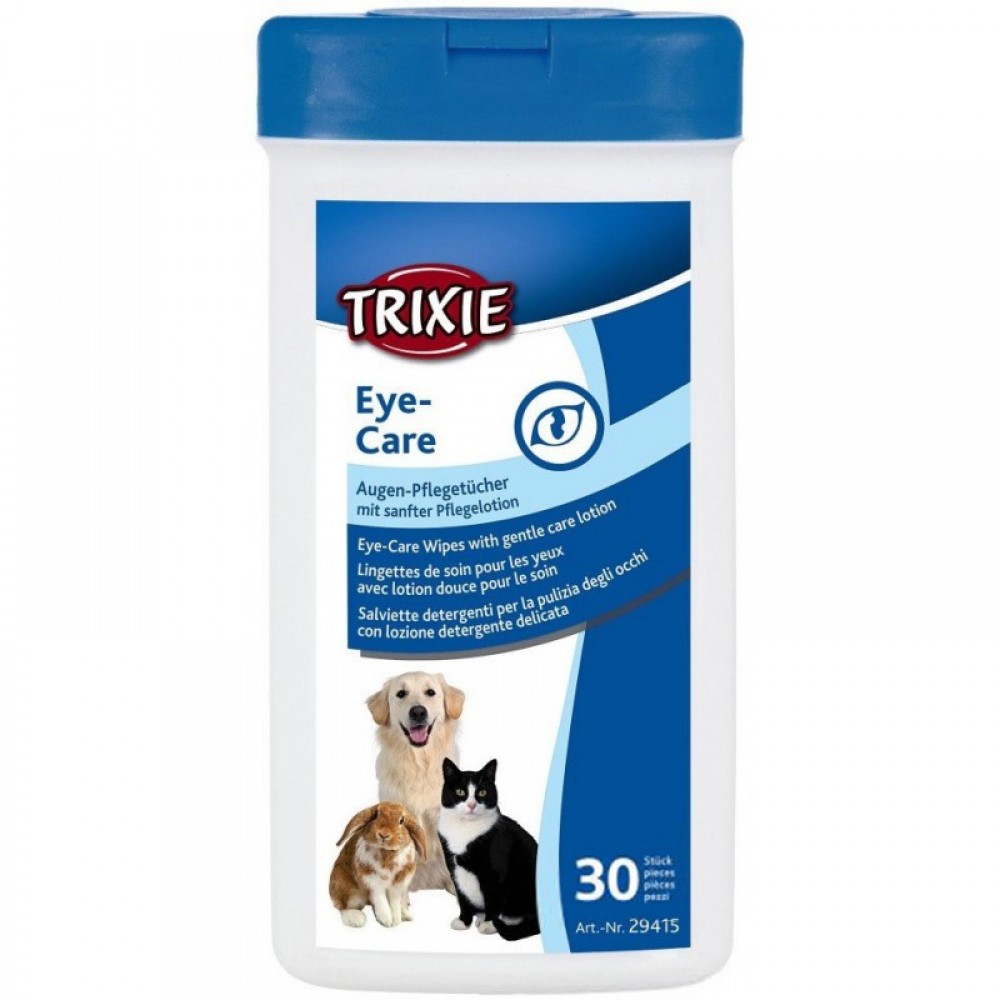 Салфетки Trixie для глаз кошек и собак, 30 шт (29415)