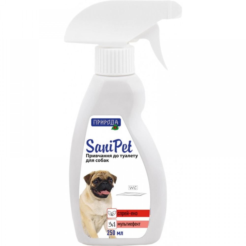Спрей для приучения собак к туалету SaniPet 250 мл (PR240563)
