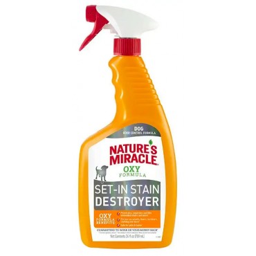 Спрей для удаления пятен и запахов от собак Nature's Miracle Set-In Stain Destroyer, с формулой активного кислорода