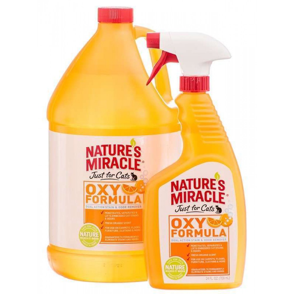 Средство для устранения пятен и запахов кошек 8in1 Natures Miracle Orange-Oxy