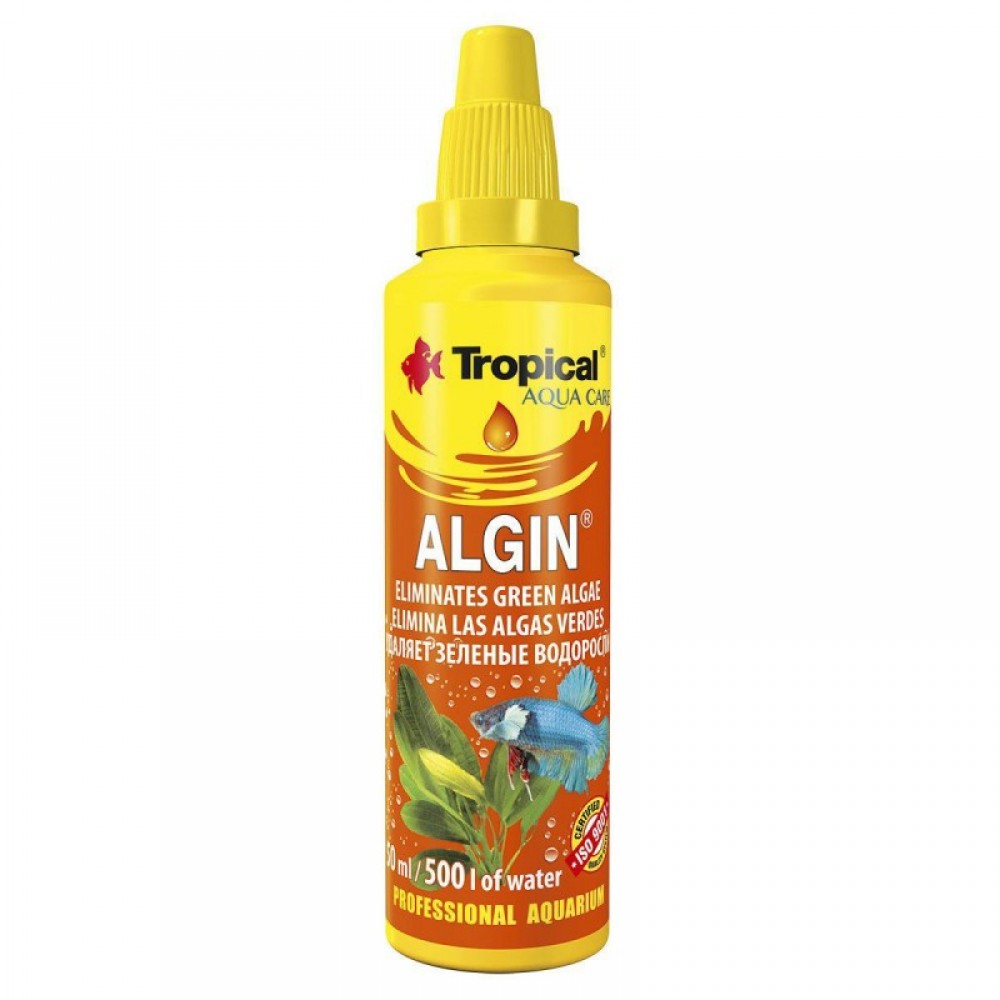 Средство против водорослей в аквариуме Tropical Algin, 50 мл (33032)